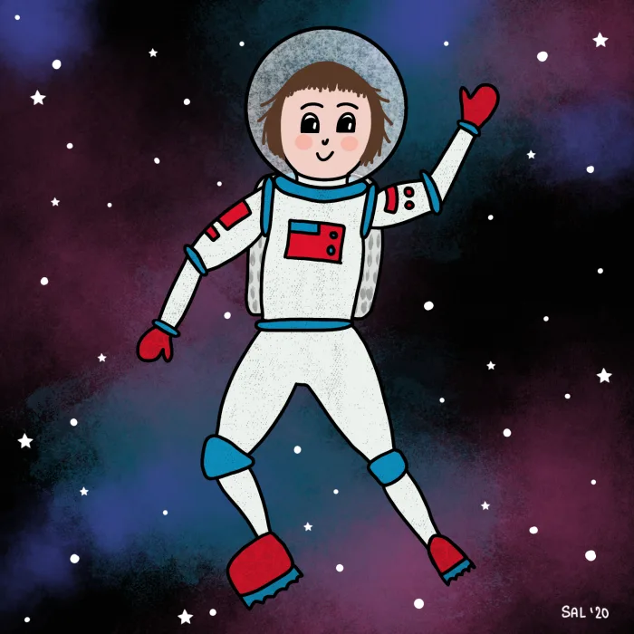 Illustration: Astronautin