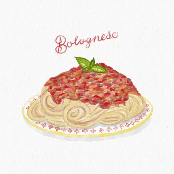 Illustration: Spaghetti Bolognese