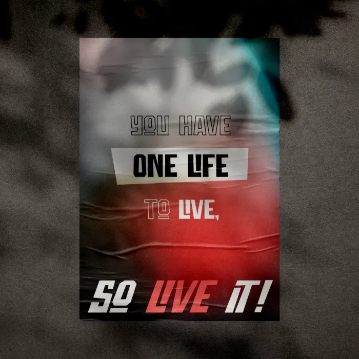 Poster: You have one life